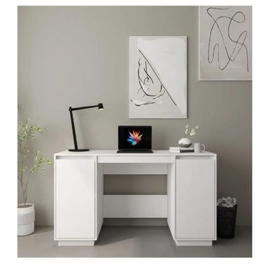 ESCRITORIO PRÁCTICO TU MESITA PRINCE COLOR BLANCO 2 PUERTAS