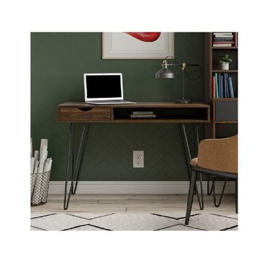 ESCRITORIO MODERNO TU MESITA GOTEN COLOR MARRÓN 1 CAJÓN