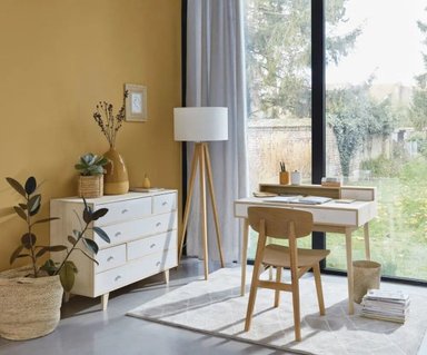 ESCRITORIO ALANIS MARRÓN 100 CM