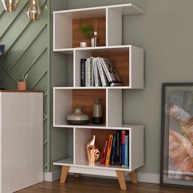 LIBRERO CLÁSICO MOISÉS COLOR BLANCO TU MESITA