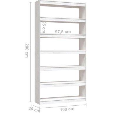 LIBRERO CLÁSICO TU MESITA MURIEL COLOR BLANCO