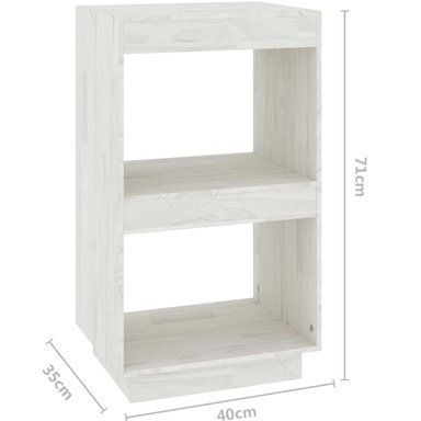 LIBRERO BAJO TU MESITA MAKI COLOR BLANCO