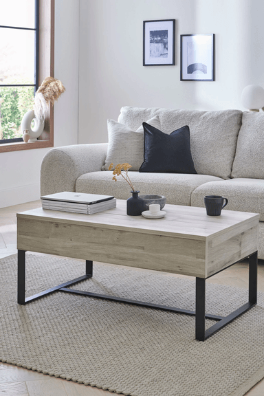 MESA DE CENTRO EXPANDIBLE NIKITA COLOR CENIZA TU MESITA