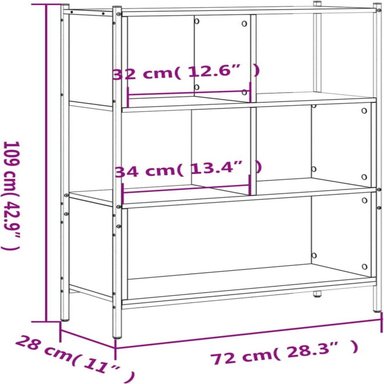 LIBRERO ESTANTE TU MESITA MIRLO COLOR DUNA 3 NIVELES