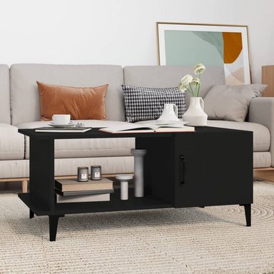 MESA DE CENTRO MODERNA SANTY COLOR NEGRO TU MESITA - 1