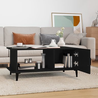 MESA DE CENTRO MODERNA SANTY COLOR NEGRO TU MESITA - 2
