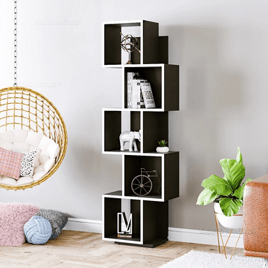 ESTANTE CONTEMPORÁNEO EXTREMADURA NEGRO 150CM