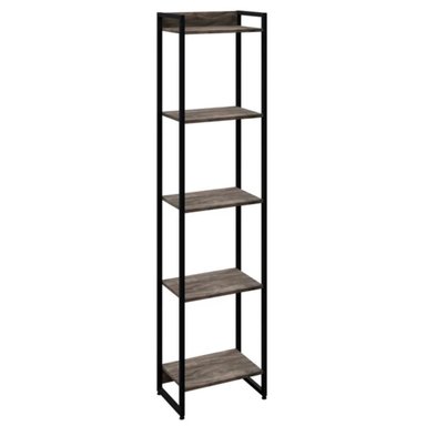 ESTANTE INDUSTRIAL MARÍN COLOR NEGRO 5 REPISAS TU MESITA - 3
