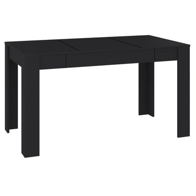 MESA DE COMEDOR CLÁSICA TU MESITA LIANA COLOR NEGRO - 2