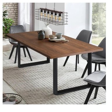 MESA DE COMERDOR MULTIUSOS TU MESITA ASTURIAS COLOR MARRÓN