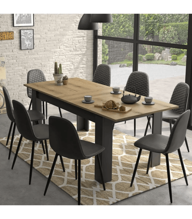 MESA DE COMEDOR MEHR NEGRA 200 CM