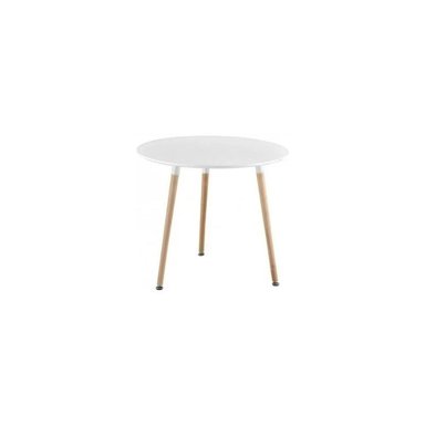 MESA DE COMEDOR CONTEMPORÁNEA PEAS CIRCULAR 80CM - 2