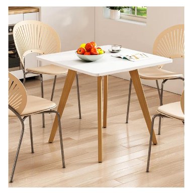 MESA DE COMEDOR MULTIUSOS TU MESITA OWEN COLOR BLANCO/NATURAL - 2