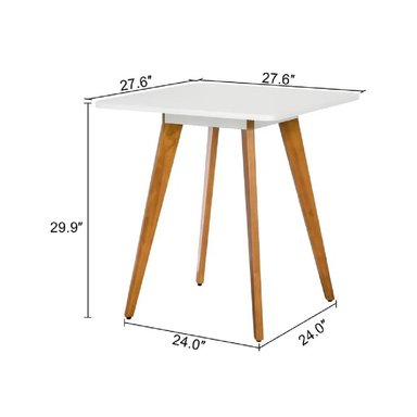 MESA DE COMEDOR MULTIUSOS TU MESITA OWEN COLOR BLANCO/NATURAL - 3