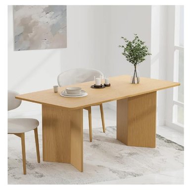 MESA DE COMEDOR TU MESITA MÁLAGA COLOR HAYA