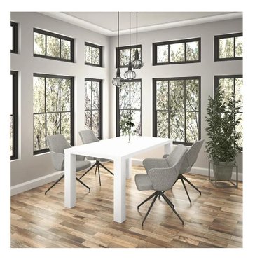 MESA DE COMEDOR MULTIUSOS TU MESITA JANE COLOR BLANCO