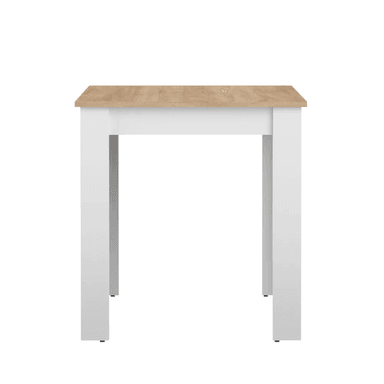 MESA DE COMEDOR MEHR BLANCO-MARRÓN 110 CM - 3