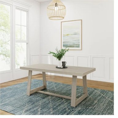 MESA DE COMEDOR CLÁSICA TU MESITA COLLINS COLOR GRIS