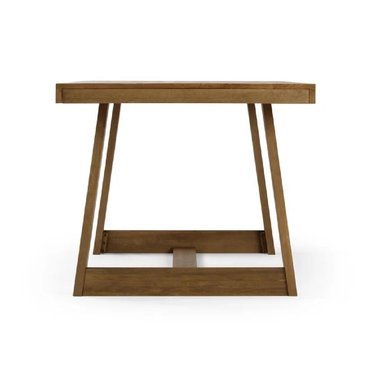 MESA DE COMEDOR CLÁSICA TU MESITA COLLINS COLOR MARRÓN CLARO - 3