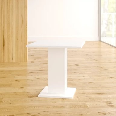 MESA DE COMEDOR CUADRADA TURKMENISTÁN BLANCO - 4