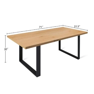 MESA DE COMERDOR MULTIUSOS TU MESITA ASTURIAS COLOR DUNA - 3