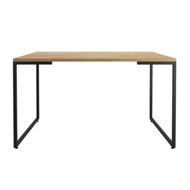 MESA DE COMEDOR MINIMALISTA JP 135CM NEGRO/DUNA - 3