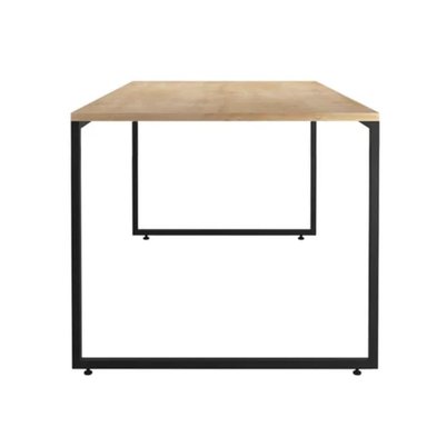 MESA DE COMEDOR MINIMALISTA JP 135CM NEGRO/DUNA - 4