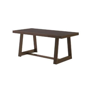 MESA DE COMEDOR CLÁSICA TU MESITA COLLINS COLOR MARRÓN OSCURO - 3