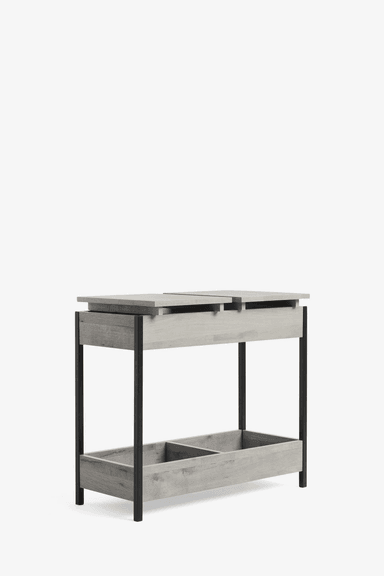MESA LATERAL MINIMALISTA JOAN COLOR CENIZA TU MESITA - 4