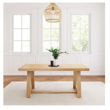 MESA DE COMEDOR CLÁSICA TU MESITA COLLINS COLOR DUNA - 2
