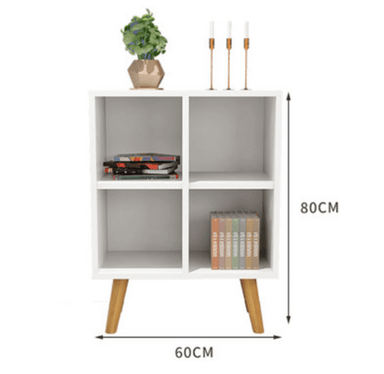 MESA AUXILIAR VINTAGE MODERNO RENZO BLANCO - 2