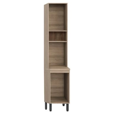MUEBLE DE COCINA MULTIUSOS LEONELA COLOR MARRÓN/NEGRO TU MESITA - 3