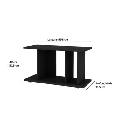 MESA LATERAL MODERNA ISA NEGRO - 2