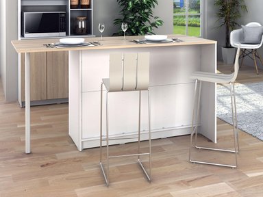 ISLA DE COCINA MODERNA RINALDI 2 PUERTAS 1 CAJÓN TU MESITA - 2