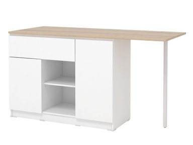 ISLA DE COCINA MODERNA RINALDI 2 PUERTAS 1 CAJÓN TU MESITA - 3