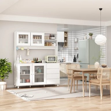 MUEBLE MODERNO DE COCINA MAVERICK COLOR BLANCO TU MESITA - 3
