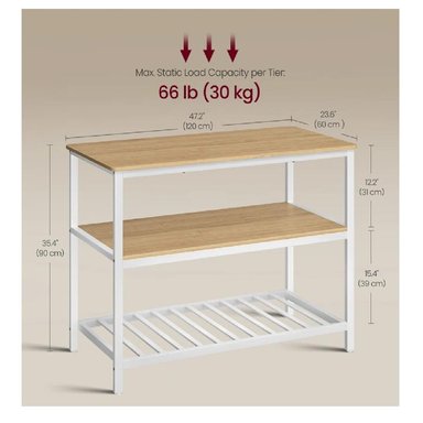 MUEBLE AUXILIAR DE COCINA MULTIUSOS TU MESITA VINCENT COLOR DUNA - 3