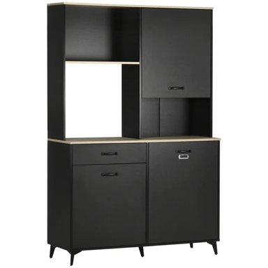 MUEBLE DE COCINA MODERNO KENIA COLOR NEGRO TU MESITA - 2