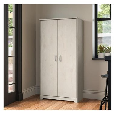 DESPENSA DE COCINA TU MESITA CHESTER EN MELAMINA 18MM COLOR GRIS CLARO 2 PUERTAS