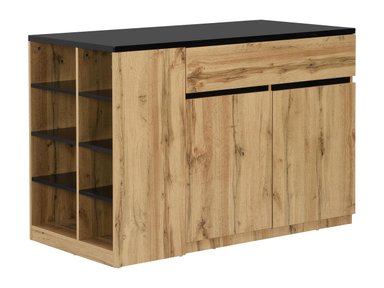 ISLA CENTRAL PARA COCINA MEILIN COLOR MARRÓN/NEGRO TU MESITA - 2