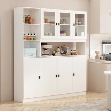 MUEBLE DE COCINA MELODY COLOR BLANCO 7 PUERTAS TU MESITA