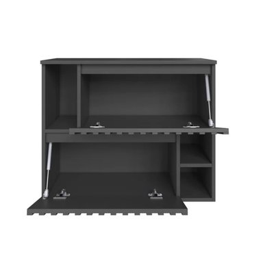 MUEBLE MODERNO DE BAÑO IVÁN COLOR NEGRO 2 PUERTAS TU MESITA - 2