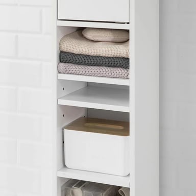 MUEBLE AUXILIAR DE BAÑO ROSSY COLOR BLANCO TU MESITA - 4