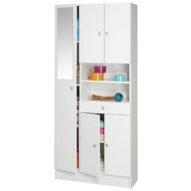 MUEBLE ORGANIZADOR DE BAÑO CON ESPEJO ALTO 180CM - 3