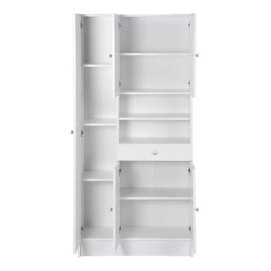MUEBLE ORGANIZADOR DE BAÑO CON ESPEJO ALTO 180CM - 4