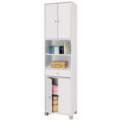 MUEBLE VERTICAL DE BAÑO AMADEUS COLOR BLANCO TU MESITA - 2