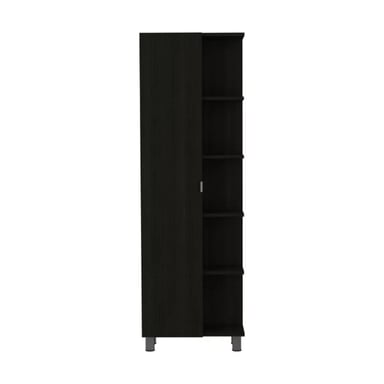 MUEBLE AUXILIAR DE BAÑO MULTIUSOS PUKAS COLOR NEGRO TU MESITA - 3