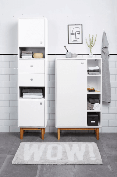 MUEBLE ORGANIZADOR DE BAÑO ELVIS COLOR BLANCO TU MESITA