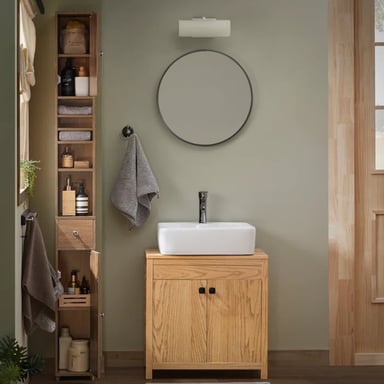 MUEBLE AUXILIAR DE BAÑO ROSSY COLOR MARRÓN TU MESITA - 2