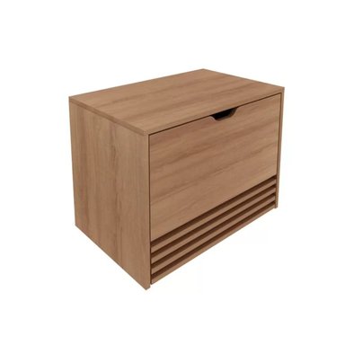 GABINETE PARA BAÑO ROSALÍ COLOR MARRÓN 1 CAJÓN 1 PUERTA TU MESITA - 2